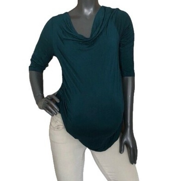 🆕 BNWT Rosie Pope Maternity Long Sleeve Cowl Neck Style Top - Picture 1 of 2